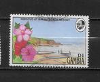 Gambia 1990 bloem, Verzenden, Overige landen, Gestempeld