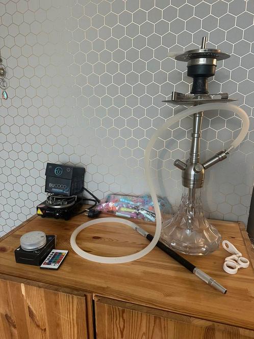 Sisha Amy deluxe + veel extra’s, Verzamelen, Rookartikelen, Aanstekers en Luciferdoosjes, Zo goed als nieuw, (Water)pijp, Ophalen of Verzenden