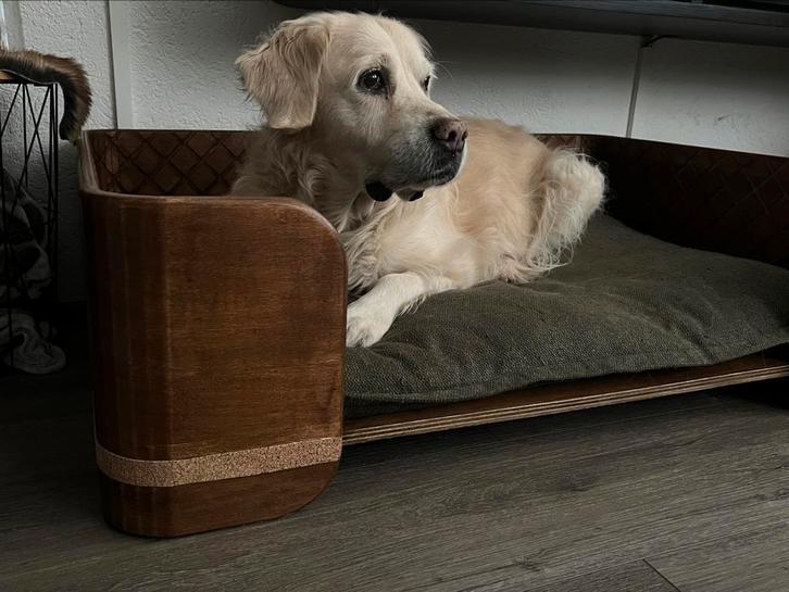 Houten hondenmand, 70x100CM, Duurzaam en Design, Handgemaakt, Dieren en Toebehoren, Honden-accessoires, Nieuw, Ophalen of Verzenden