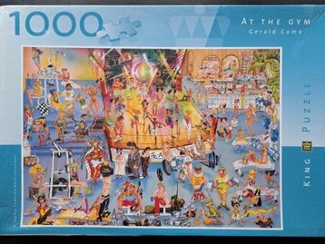 King legpuzzel 'At the Gym' 1967 (in verpakking) beschikbaar voor biedingen