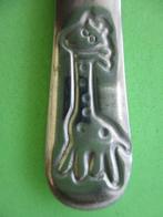 (KB4831) Kinderbestek SAFARI Giraffe mes, Ophalen of Verzenden, Gebruikt