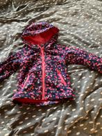 Softshell jas maat 98 donkerblauw roze hartjes, Ophalen of Verzenden, Gebruikt, Meisje, Jas