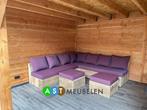Steigerhout Tuinbank Loungeset Loungebank Lounge set  AKTIE, 5 zitplaatsen, Kunststof, Bank, Nieuw