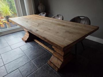 Royale kloostertafel 2,40x1,00 landelijk  beschikbaar voor biedingen