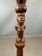 250974 Zeldzaam Yombe Mwaala hoofdman staf uit Congo., Antiek en Kunst, Kunst | Niet-Westerse kunst, Ophalen of Verzenden