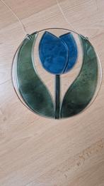 Glazen Tulp Wanddecoratie, Ophalen, Zo goed als nieuw