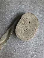 Katoenen keperband - visgraat- 20 mm x 5 yards - ivoor, Hobby en Vrije tijd, Naaien en Fournituren, Ophalen of Verzenden, Zo goed als nieuw