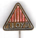 Lloyd zilverkleurig auto speldje ( B_222 ), Verzenden, Zo goed als nieuw, Transport, Speldje of Pin