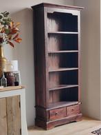 Mahonie Houten Boekenkast - Donkerbruin, Ophalen