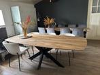 Nieuwe Deens ovale teak tafel 225x100cm, Ophalen, Teakhout, Vijf personen of meer, Ovaal