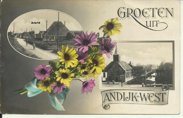 Andijk, Verzamelen, Ansichtkaarten | Nederland, Gelopen, Noord-Holland, 1920 tot 1940, Verzenden