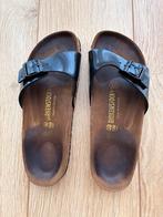 Birkenstock Madrid slippers in zwart lak maat 40, Kleding | Dames, Schoenen, Zwart, Ophalen of Verzenden, Gedragen, Birkenstock