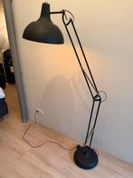 Vloerlamp zwart verstelbaar incl lamp, Huis en Inrichting, Lampen | Vloerlampen, Ophalen, Zo goed als nieuw, 150 tot 200 cm