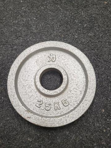 2,5kg Olympische halterschijf 51mm beschikbaar voor biedingen