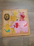 Houten puzzel van de HEMA., Ophalen, Minder dan 10 stukjes, Gebruikt, 2 tot 4 jaar