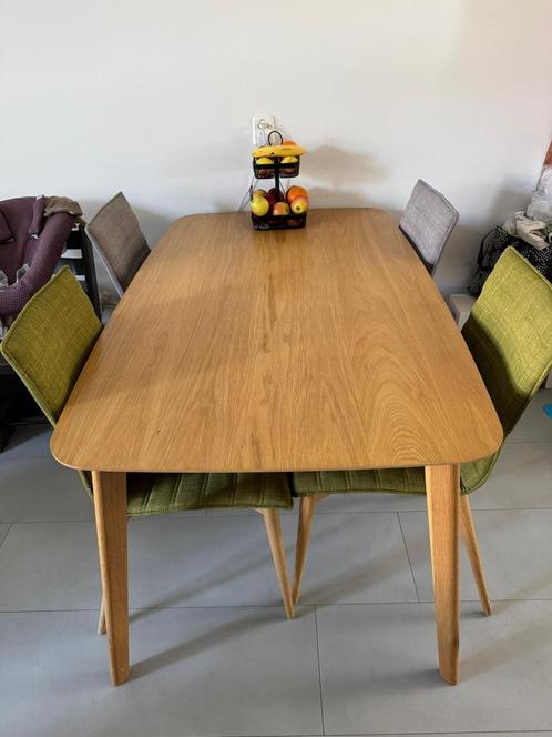 Eethoek met 4 stoelen Kick Collection, Huis en Inrichting, Complete eetkamers, Zo goed als nieuw, 4 tot 6 stoelen, Ophalen