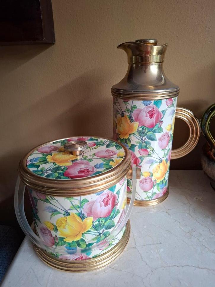 Hans Turnwald Thermoskan & IJsemmer vintage Set, Antiek en Kunst, Antiek | Keukenbenodigdheden, Ophalen of Verzenden