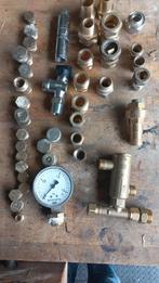 Diverse Fittingen, Kranen, Drukmeter - 1/2, 3/8, 1/4, Ophalen of Verzenden, Gebruikt