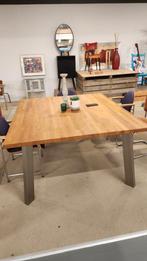 Grote gerecyclede eettafel - Leeuwarden, Huis en Inrichting, Tafels | Eettafels, Ophalen, Rechthoekig, 200 cm of meer, 50 tot 100 cm