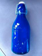 Blauwe Beugelfles - Absolutely Pure Milk, Antiek en Kunst, Ophalen of Verzenden