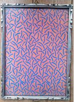 Antieke zilverkleurige brocante fotolijst 27 x 37 cm, Antiek en Kunst, Curiosa en Brocante, Ophalen of Verzenden