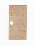 origineel entree kaartje Louvre Parijs 1951, Tickets en Kaartjes, Ticket of Toegangskaart, Eén persoon