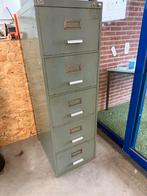 Vintage LIPS Stalen Archiefkast, Minder dan 50 cm, Gebruikt, Ophalen of Verzenden, Metaal