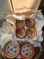 Set van 4 kommetjes en 2 bordjes bowls and dishes nimet, Ophalen of Verzenden, Zo goed als nieuw, Kom(men), Overige stijlen