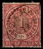 Mooi kavel oud Duits NDP HZC525., Postzegels en Munten, Postzegels | Europa | Duitsland, Overige periodes, Verzenden, Gestempeld