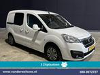 Peugeot Partner 1.6 BlueHDi L1H1 Euro6 Airco | 3-Zits | Navi, Auto's, Bestelauto's, Voorwielaandrijving, Stof, 4 cilinders, Origineel Nederlands