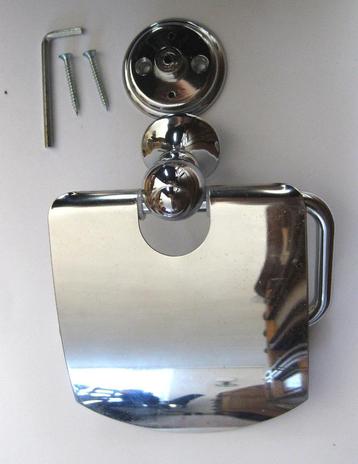 Haceka Allure Toiletrolhouder Met Klep RVS Z.g.a.n beschikbaar voor biedingen