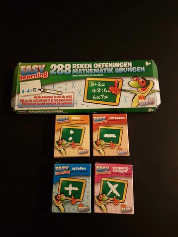 Easy learning. 288 rekenoefeningen.
4 doosjes met oefeningen beschikbaar voor biedingen