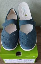 Zgan blauwe bandschoenen, Waldlaufer, maat 39/6, wijdte H, Kleding | Dames, Waldlaufer, Blauw, Ophalen of Verzenden, Zo goed als nieuw