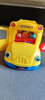 Schoolbus Little People  met geluid, Ophalen of Verzenden, Gebruikt