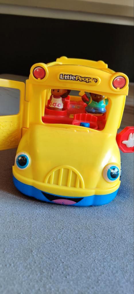 Schoolbus Little People  met geluid, Kinderen en Baby's, Speelgoed | Speelgoedvoertuigen, Gebruikt, Ophalen of Verzenden