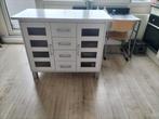 Witte Commode, Ophalen, Gebruikt, 50 tot 70 cm, 90 tot 105 cm