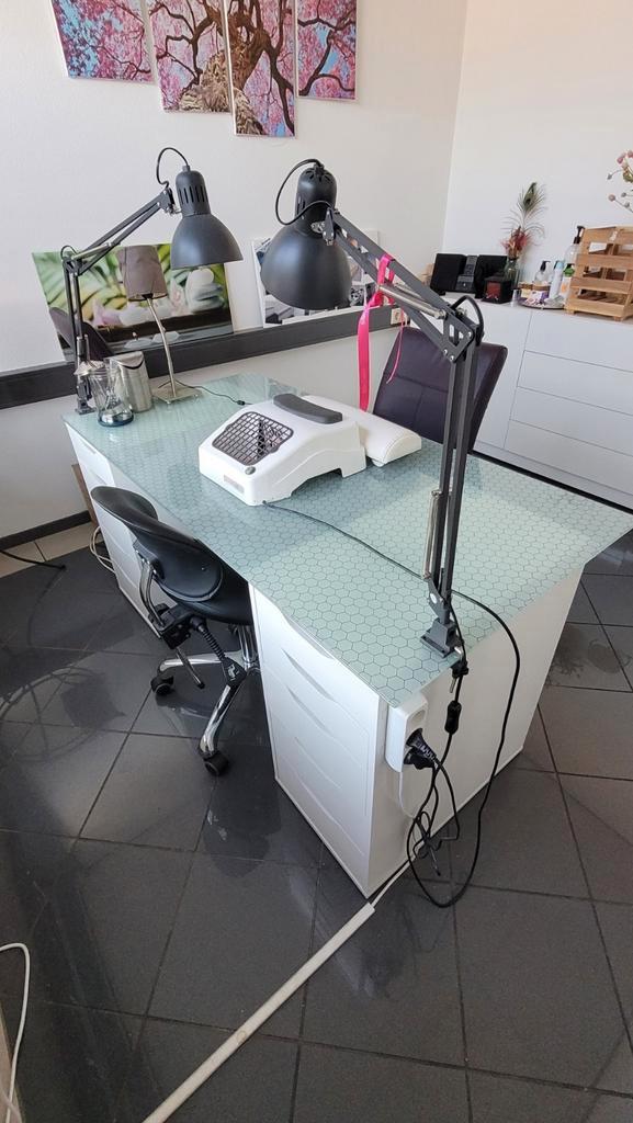 (Nagel) salon Tafel Lampen, Huis en Inrichting, Bureaus, Gebruikt, Ophalen