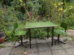 Vintage kindertafel met 2 stoelen, Ophalen, Gebruikt, Tafel(s) en Stoel(en)