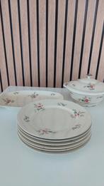 RFH servies, 6 borden, 1 mooie serveer bord, 1 schaal, Antiek en Kunst, Antiek | Porselein, Ophalen of Verzenden