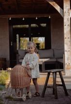 Rieten poppenwagen nieuw!, Kinderen en Baby's, Speelgoed | Poppen, Ophalen of Verzenden, Babypop