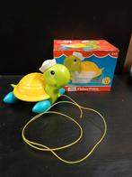 Vintage Fisher-Price Schildpad Trekfiguur met Doos, Gebruikt, Jongen of Meisje, Service@fisher-price.com, Ophalen of Verzenden