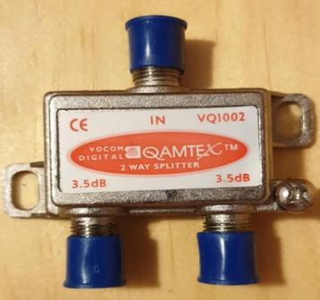 Qamtex VQ1002 Antenne 2 Weg Coax Splitter beschikbaar voor biedingen