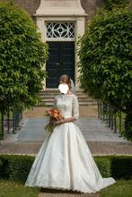 San Patrick bruidsjurk in maat 36., Ophalen, Trouwjurk, Wit, Zo goed als nieuw