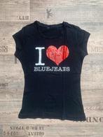 T-shirt met print, Verzenden, Zwart, Korte mouw, Maat 34 (XS) of kleiner