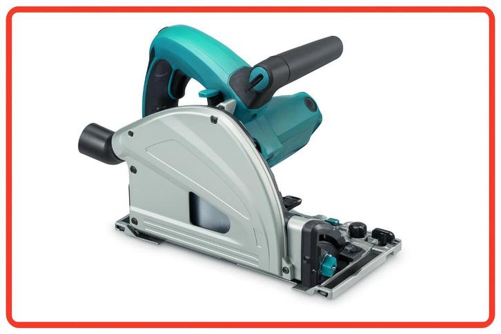 Makita SP6000 invalzaag + geleiderail – Compleet- Cirkelzaag, Doe-het-zelf en Verbouw, Gereedschap | Zaagmachines, Gebruikt, Invalzaag