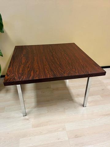 Vintage Palissander Salontafel koffietafel chroom poten beschikbaar voor biedingen