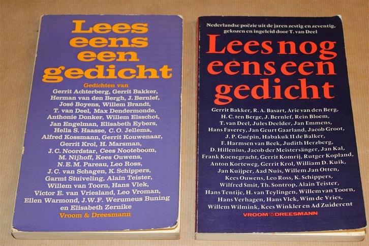 Lees eens een Gedicht 1 & 2 [T. van Deel] — 1e dr 1971, Boeken, Gedichten en Poëzie, Gelezen, Ophalen of Verzenden