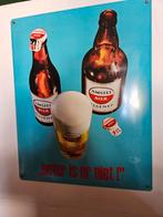 Vintage Amstel Bier Reclamebord, Verzamelen, Merken en Reclamevoorwerpen, Ophalen of Verzenden, Gebruikt, Reclamebord