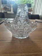 Kristallen mandje, Antiek en Kunst, Antiek | Glas en Kristal, Ophalen of Verzenden