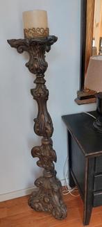 oude kerk kandelaar. 1,35m. hoog.koper, Antiek en Kunst, Antiek | Kandelaars, Ophalen, Koper of Brons